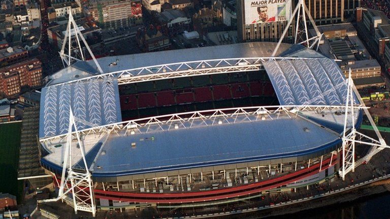 The Millennium Stadium hosts the first action of the London 2012 Olympic Games