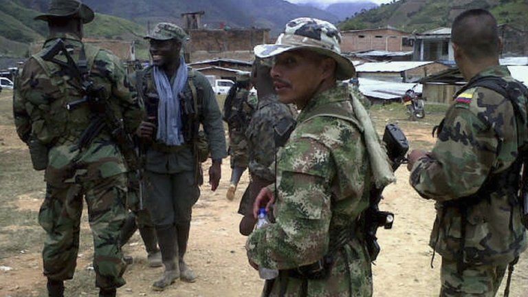 Farc troops (file picture)