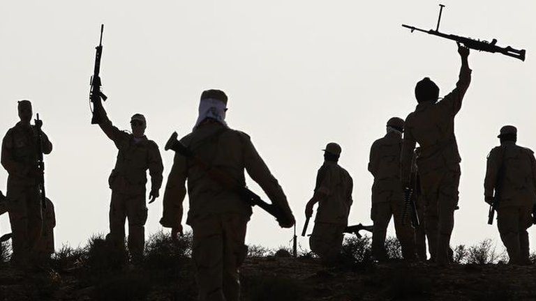 Libyan rebel fighters with the Tripoli Revolutionary Brigade - August 2011