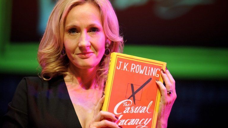 JK Rowling holds new novel