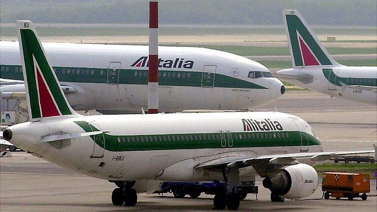 Jets at Malpensa airport, Milan - file pic