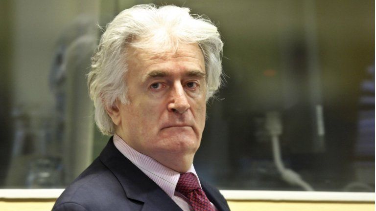 Radovan Karadzic at The Hague, November 2009