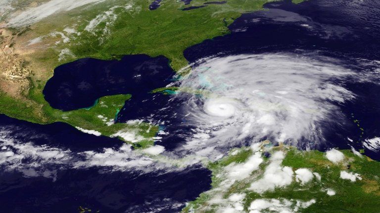 Hurricane Sandy approaches Cuba (NHC image)