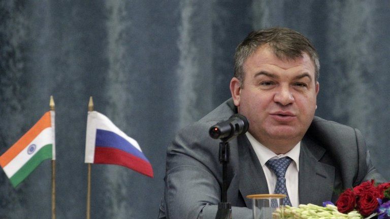 File image of former Russian Defence Minister Anatoly Serdyukov