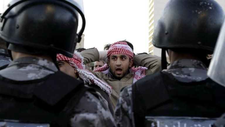 Protest in Amman (14 November 2012)