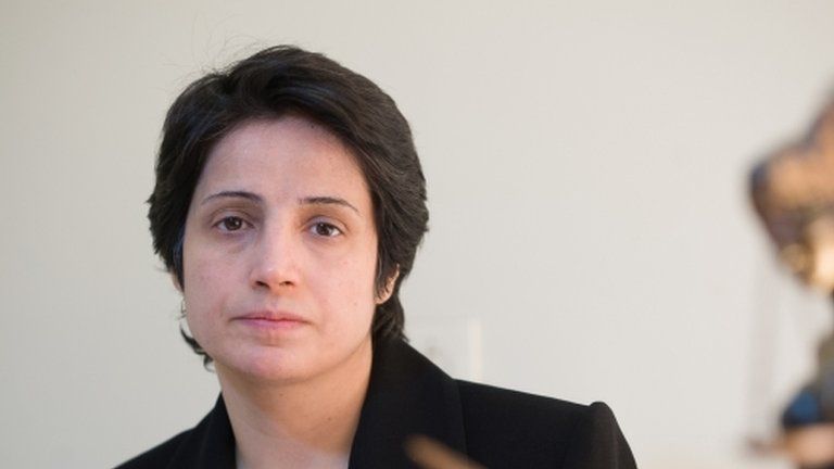 Nasrin Sotoudeh pictured in 2008