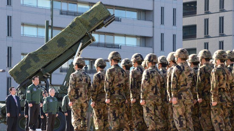 File photo: Japan's Patriot Advanced Capability-3 (PAC-3) missile launcher, 7 December 2012