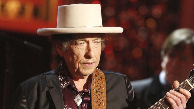 American singer-songwriter Bob Dylan