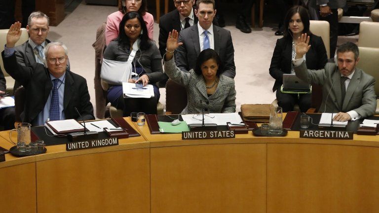The UN Security council votes on the North Korea resolution