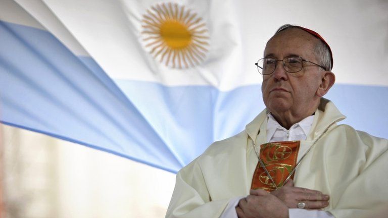 Cardinal Bergoglio performs Mass in Buenos Aires in 2009