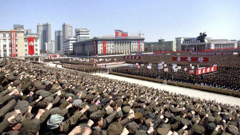 Rally in Pyongyang, 29 March 2013