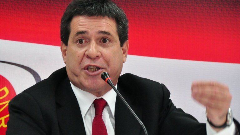 Paraguay president elect, Horacio Cartes