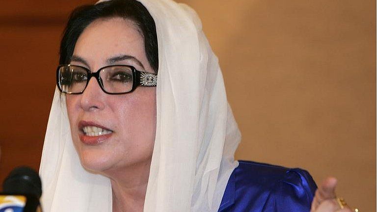 Benazir Bhutto in Dubai, October 2007