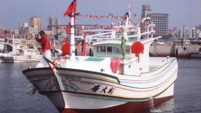 Undated handout photo released by Liuqiu fishing committee on 10 May 2013 shows the Guang Ta Hsin 28 fishing vessel in Liuqiu