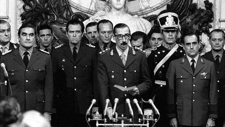 Jorge Rafael Videla sworn in 24 March 1976