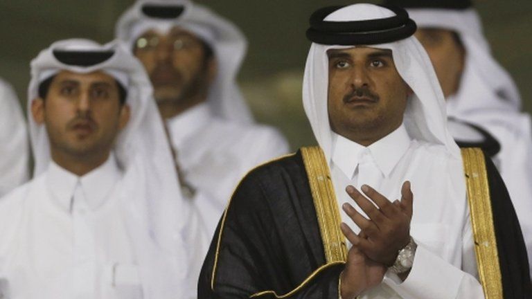 Crown Prince Tamim, 33, who has succeeded his father as emir