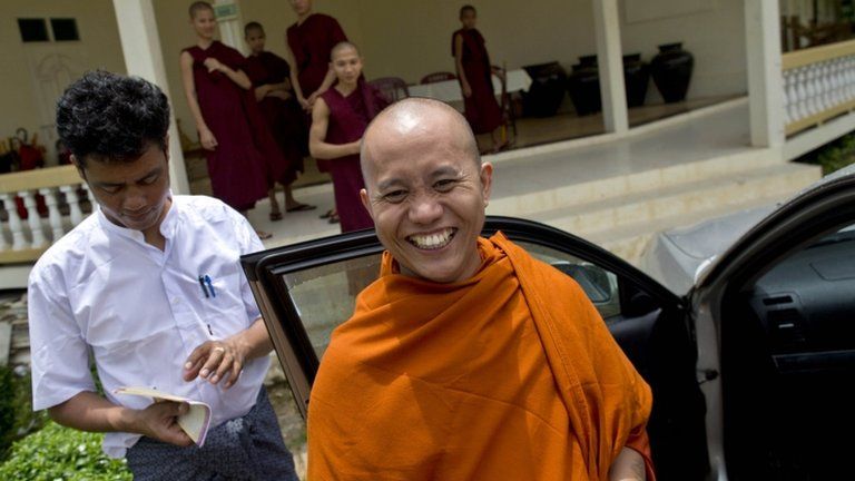 File photo: Buddhist monk Ashin Wirathu in Burma