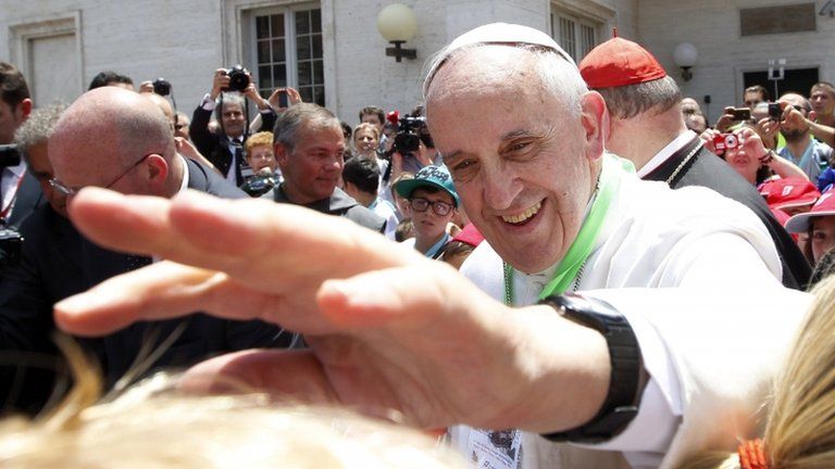 Pope Francis at the Vatican, 23 June