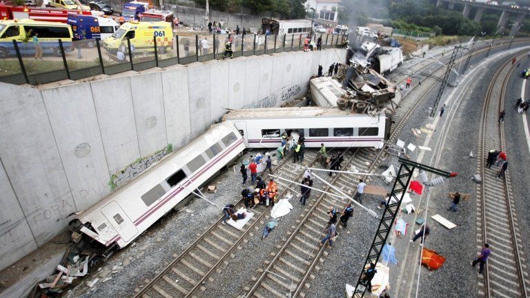 Spanish train derailment