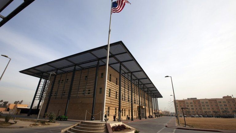 US embassy in Baghdad, 14 December 2011