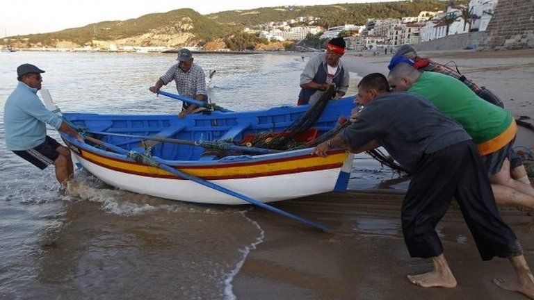 Fishermen in Portugal