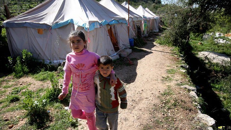 Refugees from Syria in Lebanon, 2013