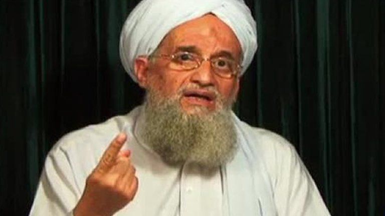 Still of Ayman al-Zawahiri from video obtained in October 2012
