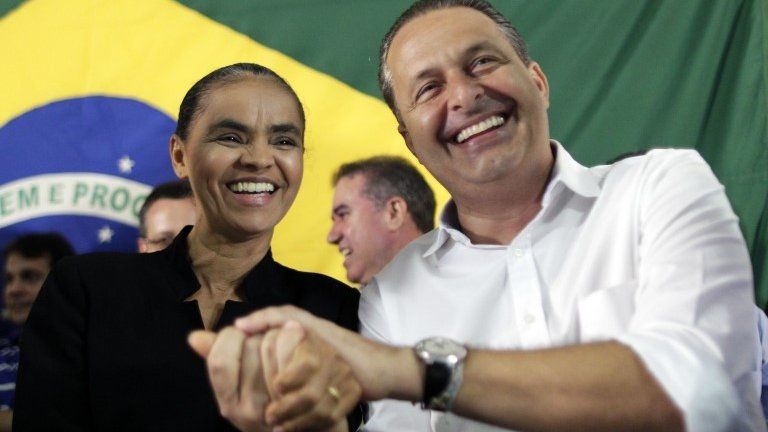 Marina Silva and Eduardo Campos