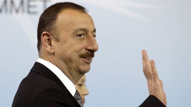 Azerbaijani President Ilham Aliyev (file image from 2012)