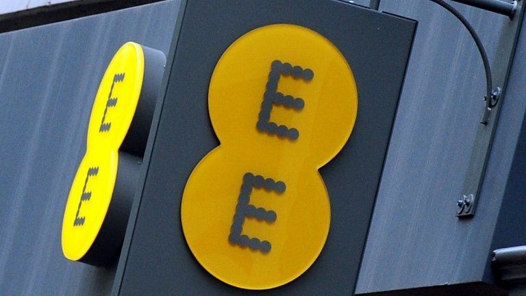EE shop and logo