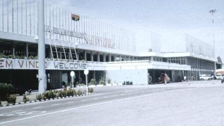 Luanda airport, Angola (file image)