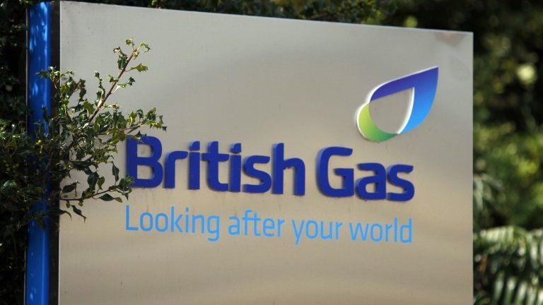 British Gas sign