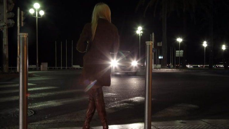 Sex worker in Nice, file pic