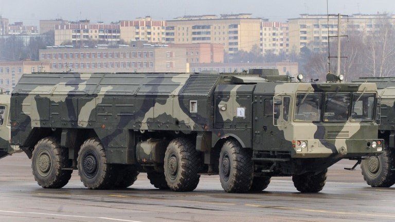 Russian Iskander missile launcher