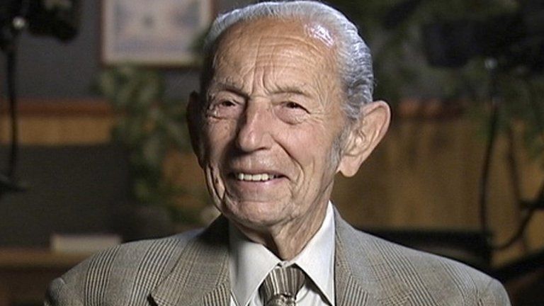 Harold Camping, 89, the California evangelical broadcaster during an interview at Family Stations Inc. offices in Oakland, California 16 May 2011