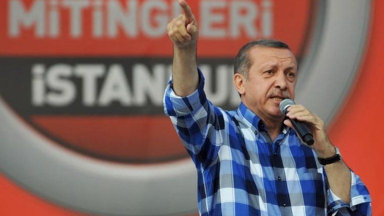 Istanbul rally for Turkish Prime Minister Recep Tayyip Erdogan, 16 June