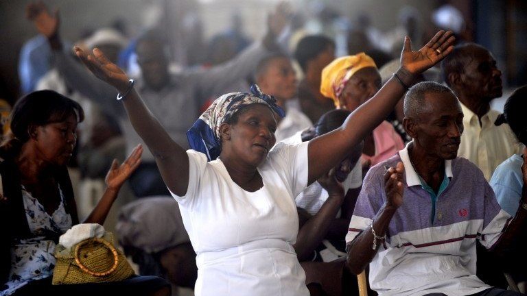 Haitians at mass to mark quake anniversary
