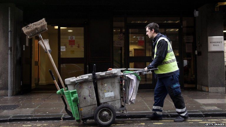 Street cleaner in Bath