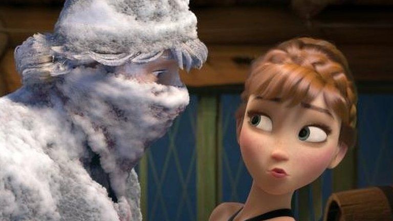 A scene from Disney's Frozen