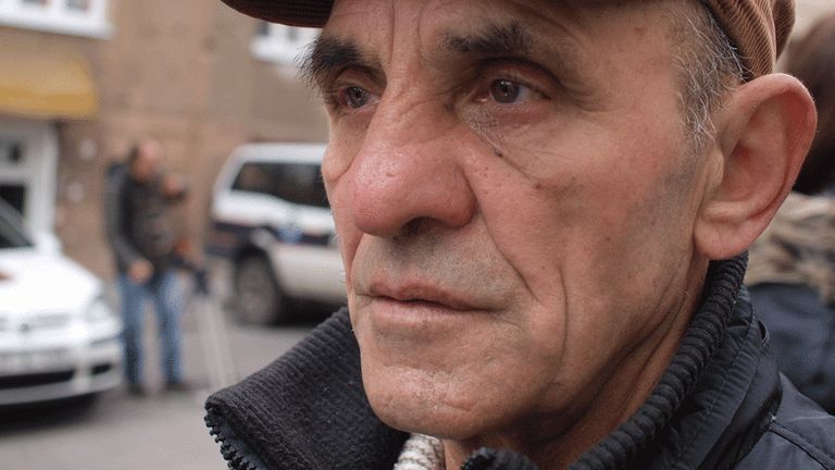 Jozo Simunovic, father of a teenager detained during the rioting in Sarajevo