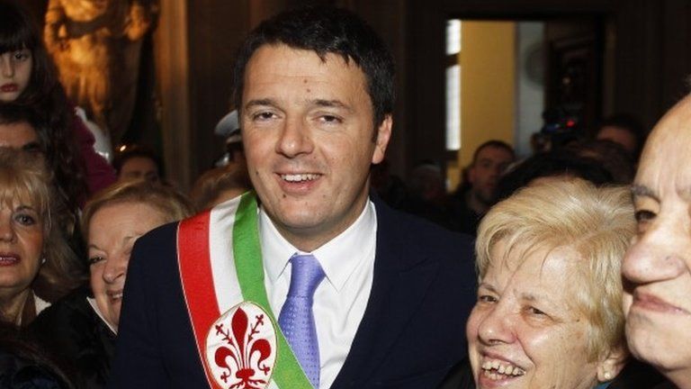 Florence Mayor Matteo Renzi, 14 February 2014