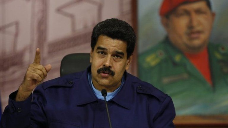 Nicolas Maduro presser, Caracas, 21 Feb 14