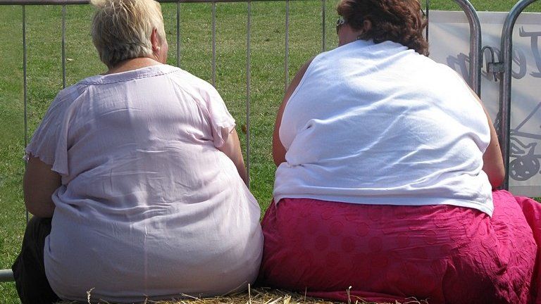 two fat women