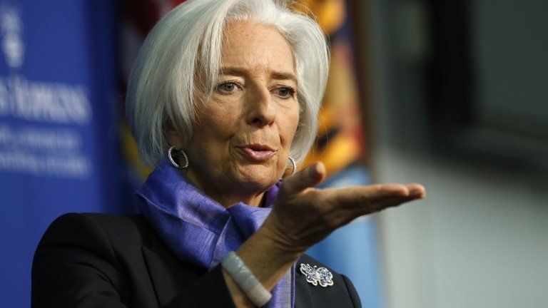 IMF managing director, Christine Lagarde