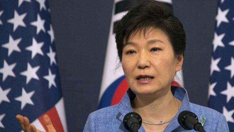 File photo: South Korean President Park Geun-hye