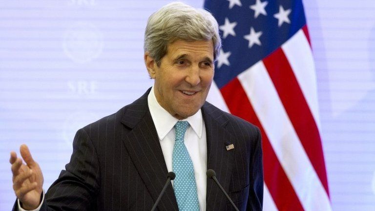 John Kerry in Mexico