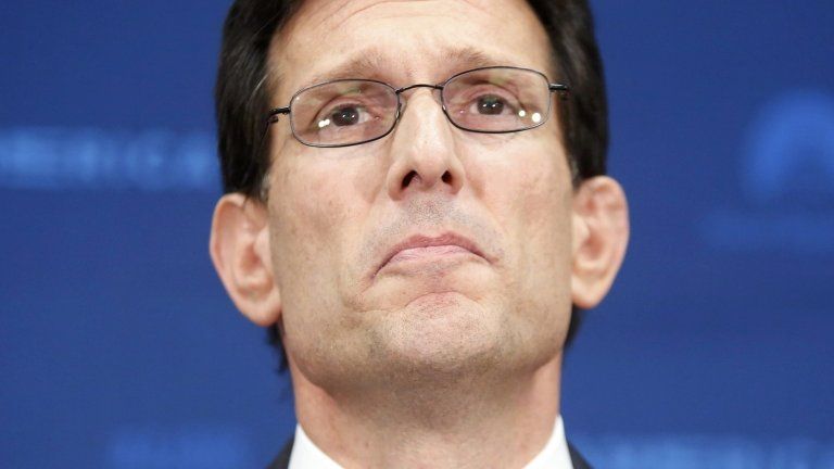 US House Majority Leader Eric Cantor appeared in Washington on 11 June 2014
