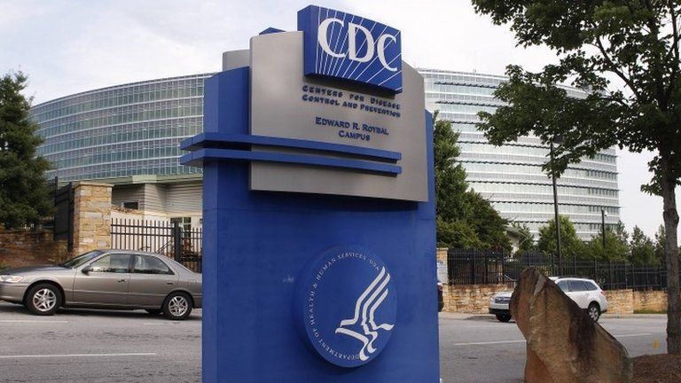The Centers for Disease Control sign is seen at its main facility in Atlanta, Georgia 20 June 2014