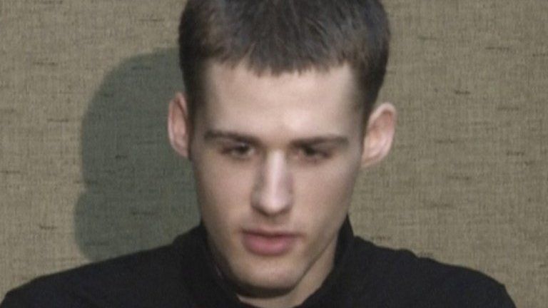 File photo: US citizen Matthew Miller speaks at an undisclosed location in North Korea, 1 August 2014
