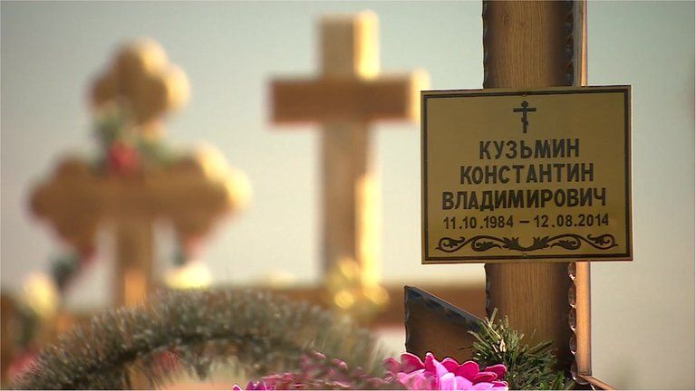 Konstantin Kuzmin's grave, taken on 18 September 2014